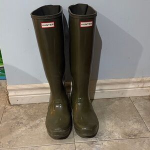 Hunter Green Women's Winter & Rain Boots